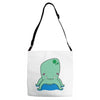 monster shirt 1 comp Adjustable Strap Totes