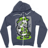 bird and money Zipper Hoodie