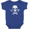 rock skull Baby Bodysuit