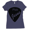pick jesus bible Ladies Fitted T-Shirt