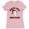 north pole santa claus Ladies Fitted T-Shirt