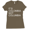 it's colombia not columbia Ladies Fitted T-Shirt