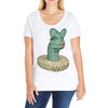 elizabethan dilophosaurus Ladies Curvy T-Shirt