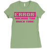 hacking error Ladies Fitted T-Shirt