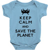 save the planet Baby Onesie