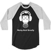 noisy and smelly hazard warnign sign 3/4 Sleeve Shirt