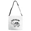 live slow Adjustable Strap Totes