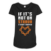 if it's not on strava it didn't happen Maternity Scoop Neck T-shirt