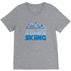 i'd rather be skiing V-Neck Tee