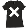 cross logo Ladies Fitted T-Shirt