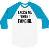 excuse me while i fangirl 3/4 Sleeve Shirt