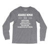 Aquarius Woman Long Sleeve Shirts