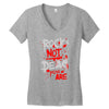rock's not dead you are Women's V-Neck T-Shirt