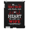 There's This Boy Who Stole My Heart He Calls Me Wife iPad 3 and 4 Case