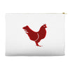chiken red Accessory Pouches