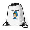 mr. blast Drawstring Bags