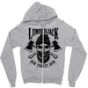 lumberjack skull Zipper Hoodie