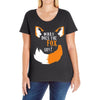 for fox sake Ladies Curvy T-Shirt