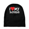 i love my boyfriend Baby Beanies