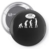 banksy funny human evolution indie Pin-back button