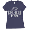 basketball mom Ladies Fitted T-Shirt