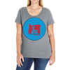 please blu Ladies Curvy T-Shirt