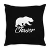 Bear Chaser Throw Pillow