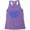 i love being a senior citizen Racerback Tank