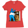 bad diet Ladies Fitted T-Shirt