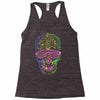 skull neon Racerback Tank