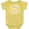baby inside sticker vinyl decal Baby Onesie