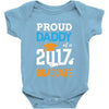 Class of 2017 Proud Daddy Graduation Baby Onesie