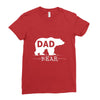 dad bear Ladies Fitted T-Shirt