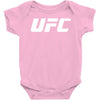 ufc white logo Baby Bodysuit