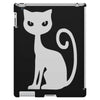 white cat funny iPad 3 and 4 Case