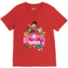 paw patrol birthday girl mom V-Neck Tee