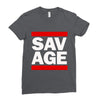 Martinez Twins savage Ladies Fitted T-Shirt