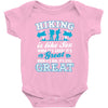 Hiking ıs Like Sex Baby Bodysuit