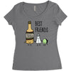 tequila   best friends Women's Triblend Scoop T-shirt