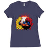 s vs s Ladies Fitted T-Shirt