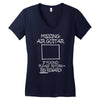 missing air guitar Women's V-Neck T-Shirt