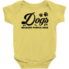 Dogs Because People Suck Baby Bodysuit
