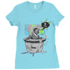 bad news bear Ladies Fitted T-Shirt