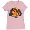 puss in boot Ladies Fitted T-Shirt
