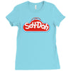 say d'oh Ladies Fitted T-Shirt