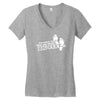 you know what they say about big feet Women's V-Neck T-Shirt