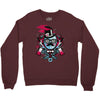 mr topstache vs jthree Crewneck Sweatshirt