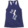 pot head funny Racerback Tank