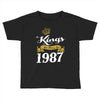 kings are born in 1987 Toddler T-shirt