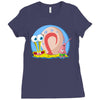 opposite day Ladies Fitted T-Shirt
